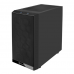 SilverStone PS15B-G Precision mATX Black Mini Tower Case with Black Tempered Glass